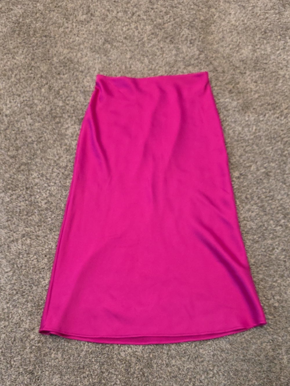 Peach Love California Hot Pink Midi Skirt